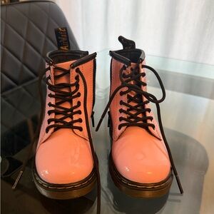 Dr. Martens Pink toddler Combat Boots